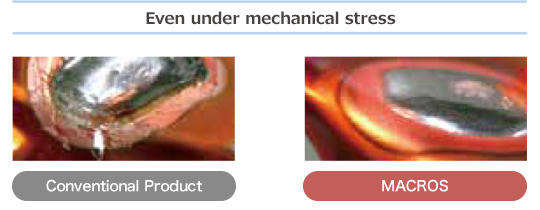 Less flux residue cracking