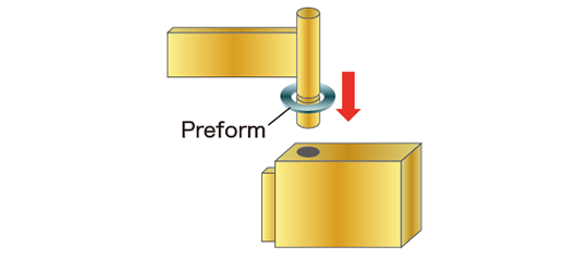 Assembling metal components